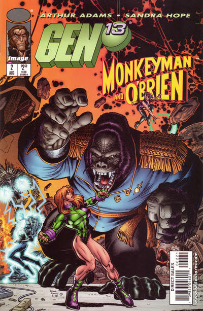 Gen 13 MonkeyMan OBrien 2 Alternate Cover Variant CovrPrice