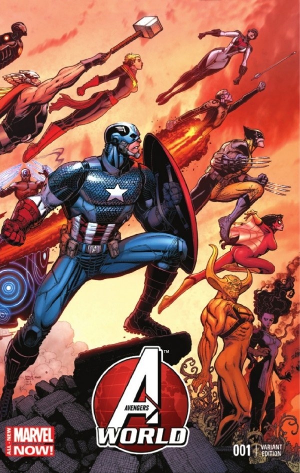 Avengers World 1 Arthur Adams CovrPrice