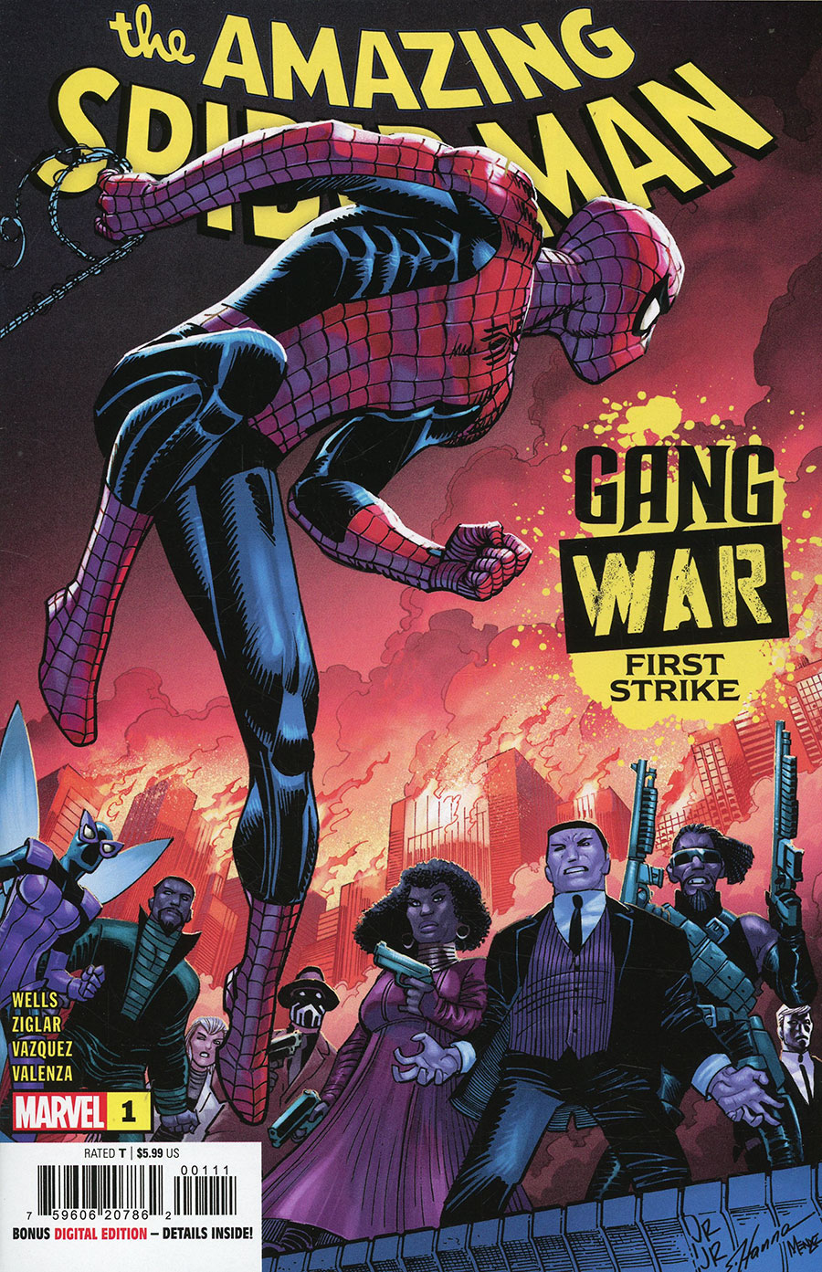 The Amazing Spider Man Gang War First Strike 1 John Romita Jr