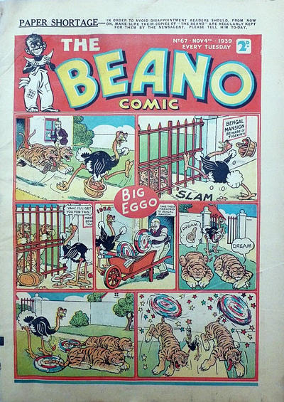 The Beano Comic #67 (1938)