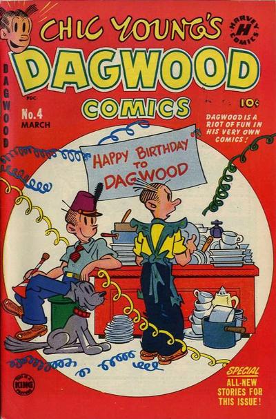 Chic Young's Dagwood Comics #4 (1951)