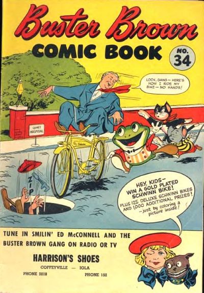 Buster Brown Comic Book #34 (1954)