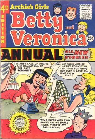 Archie's Girls, Betty and Veronica Annual #4 (1956)