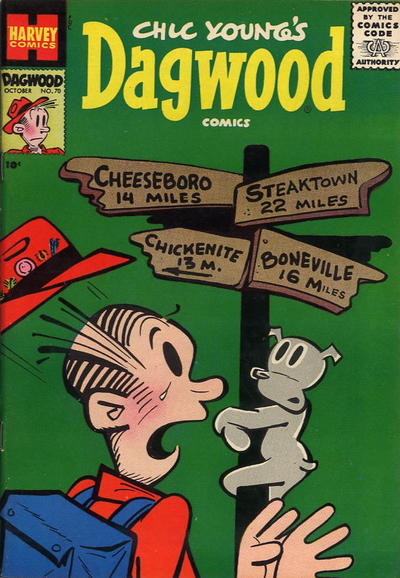 Chic Young's Dagwood Comics #70 (1956)