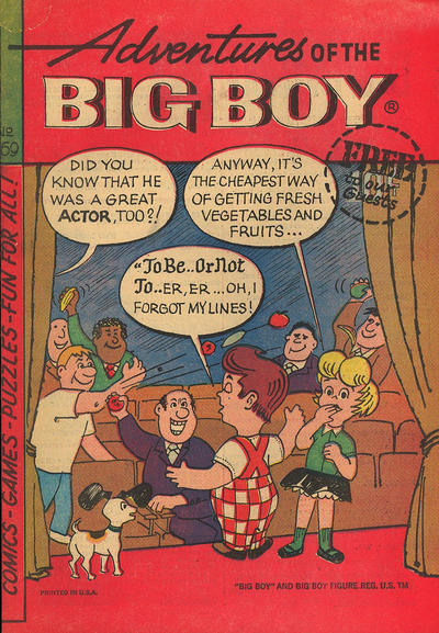 Adventures of the Big Boy #69 [East] (1957)