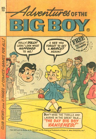 Adventures of the Big Boy #70 [West] (1957)
