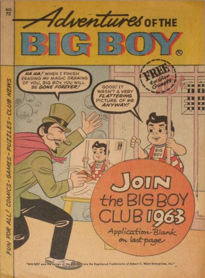Adventures of the Big Boy #72 [West] (1957)