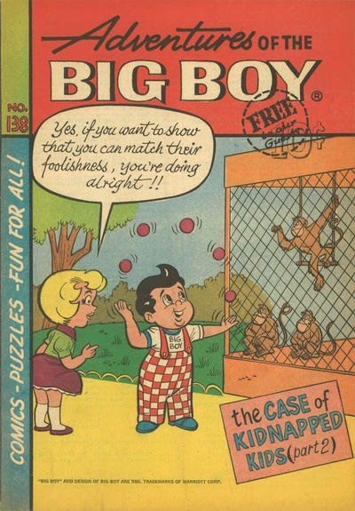 Adventures of the Big Boy #138 [West] (1957)