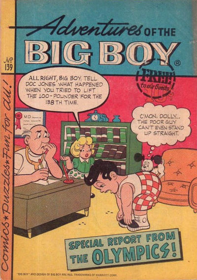 Adventures of the Big Boy #139 [West] (1957)