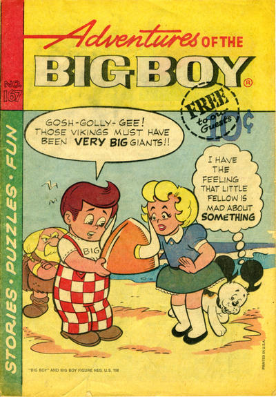 Adventures of the Big Boy #167 (1957)