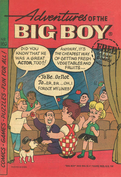 Adventures of the Big Boy #169 (1957)