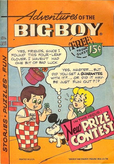 Adventures of the Big Boy #183 (1957)