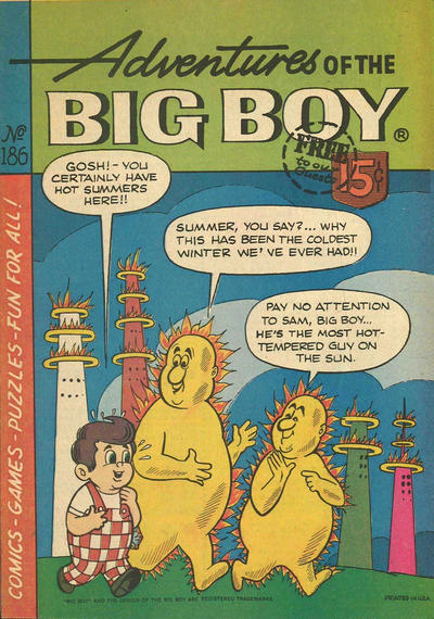 Adventures of the Big Boy #186 (1957)