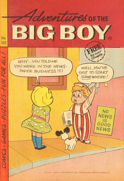 Adventures of the Big Boy #103 [East] (1957)