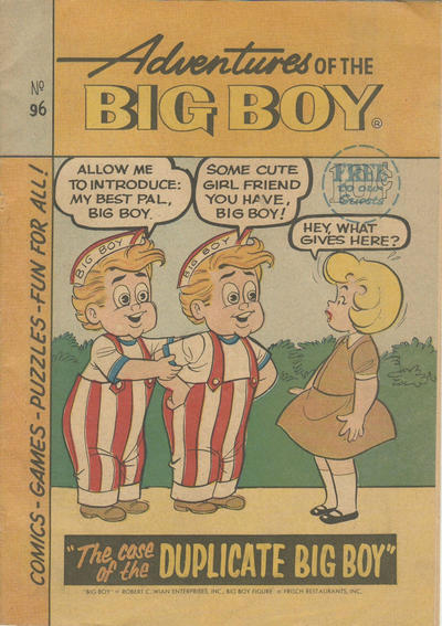 Adventures of the Big Boy #96 [East] (1957)