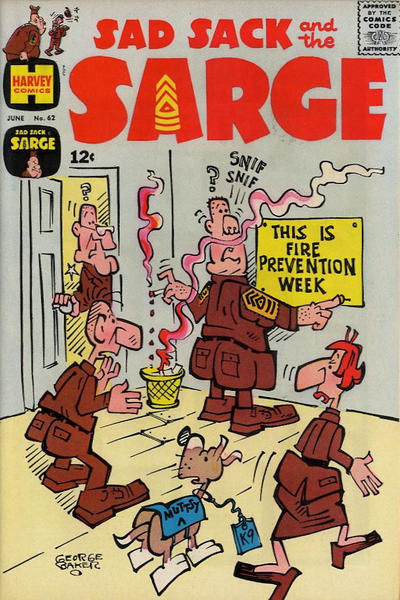 Sad Sack and the Sarge #62 (1957)