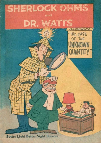 Sherlock Ohms and Dr. Watts #[nn] (1958)
