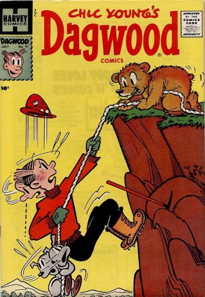 Chic Young's Dagwood Comics #91 (1958)