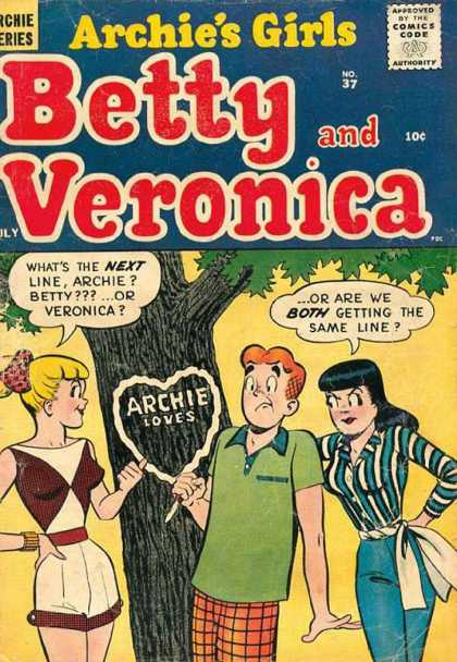 Archie's Girls Betty and Veronica #37 (1958)
