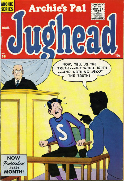 Archie's Pal Jughead #58 (1960)