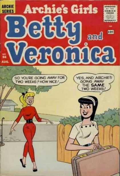 Archie's Girls Betty and Veronica #56 (1960)