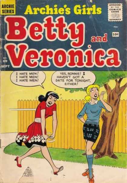 Archie's Girls Betty and Veronica #69 (1961)