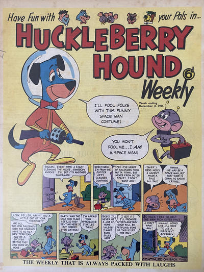 Huckleberry Hound Weekly #2 December 1961 [9] (1961)