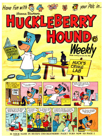 Huckleberry Hound Weekly #20 January 1962 [16] (1962)