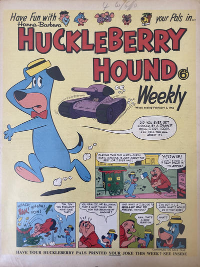 Huckleberry Hound Weekly #3 February 1962 [18] (1962)