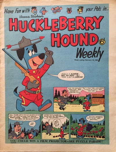 Huckleberry Hound Weekly #24 February 1962 [21] (1962)