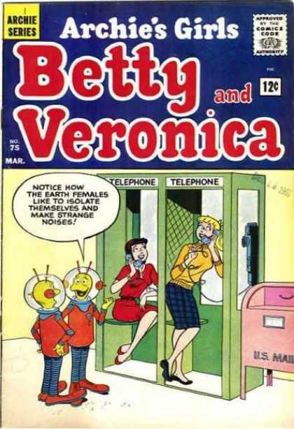 Archie's Girls Betty and Veronica #75 (1962)
