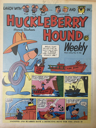Huckleberry Hound Weekly #19 May 1962 [33] (1962)