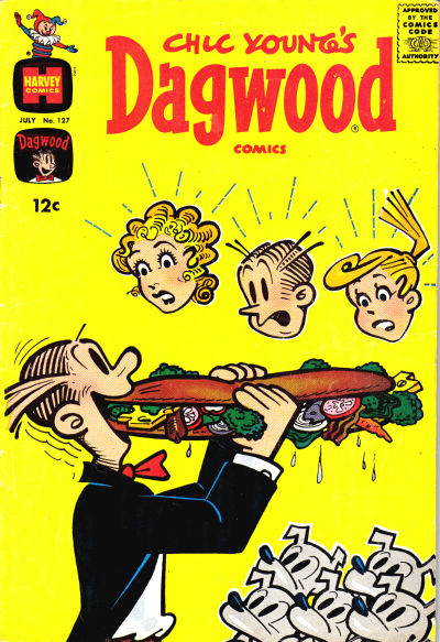 Chic Young's Dagwood Comics #127 (1962)