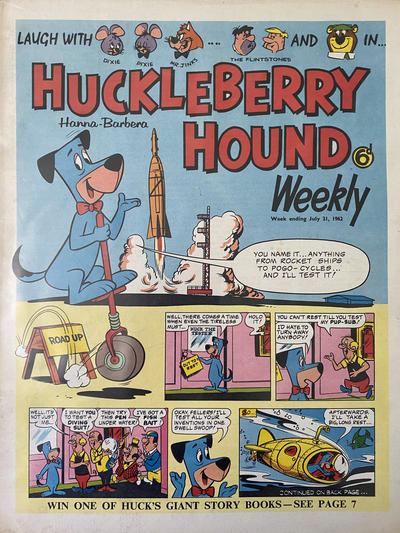Huckleberry Hound Weekly #21 July 1962 [42] (1962)
