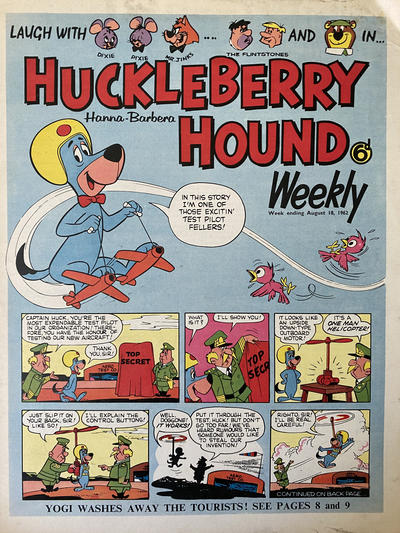 Huckleberry Hound Weekly #18 August 1962 [46] (1962)