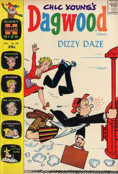 Chic Young's Dagwood Comics #129 (1962)