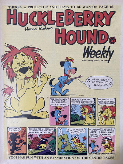 Huckleberry Hound Weekly #19 January 1963 [68] (1963)