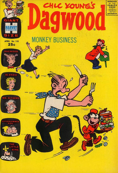 Chic Young's Dagwood Comics #132 (1963)