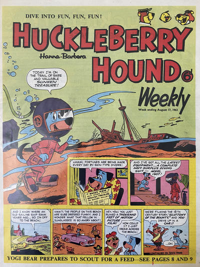 Huckleberry Hound Weekly #17 August 1963 [98] (1963)
