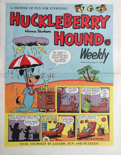 Huckleberry Hound Weekly #3 August 1963 [96] (1963)