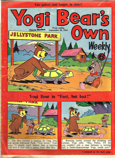 Yogi Bear's Own Weekly #28 September 1963 [49] (1963)