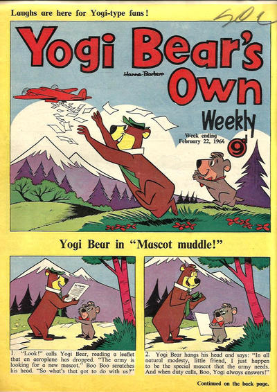 Yogi Bear's Own Weekly #22 February 1964 [70] (1964)