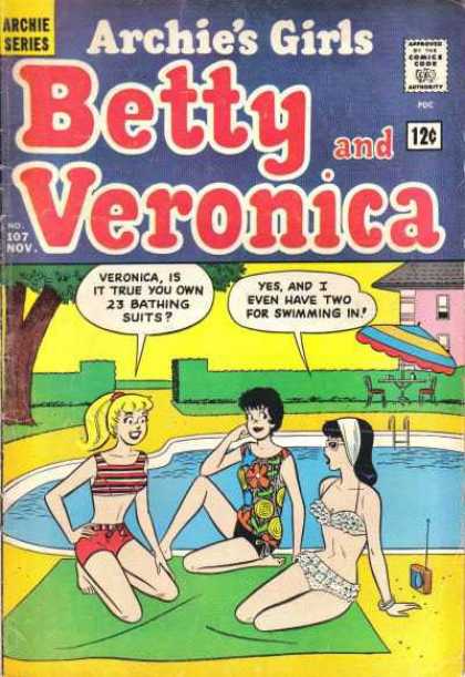 Archie's Girls Betty and Veronica #107 (1964)
