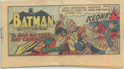 Batman Kellogg's Pop-Tarts Comics #[nn] (1966)