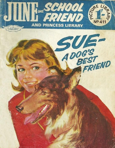 June and School Friend and Princess Picture Library #411 (1966)