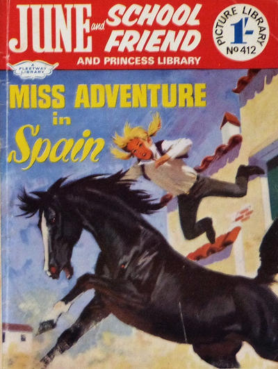 June and School Friend and Princess Picture Library #412 (1966)
