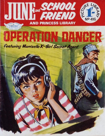 June and School Friend and Princess Picture Library #416 (1966)