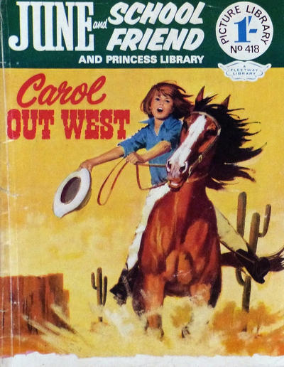 June and School Friend and Princess Picture Library #418 (1966)