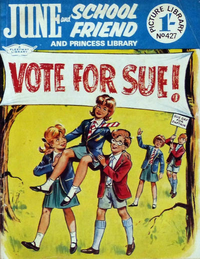 June and School Friend and Princess Picture Library #427 (1966)