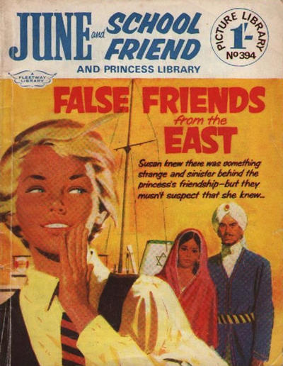 June and School Friend and Princess Picture Library #394 (1966)